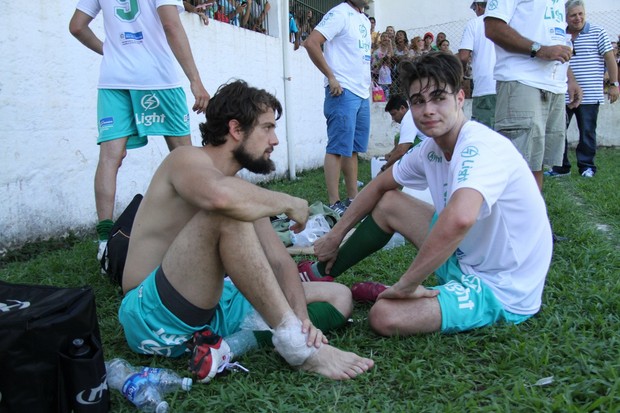 Rafael Vitti no futebol dos artistas (Foto: Cleomir Tavares/ Divulgação)