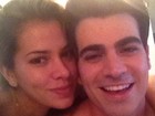 Ex-BBB Adriana posta foto de Rodrigão sem barba: ‘Meu novo bebê!’