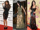 Famosas ousam com vestidos transparentes. Saiba como usar