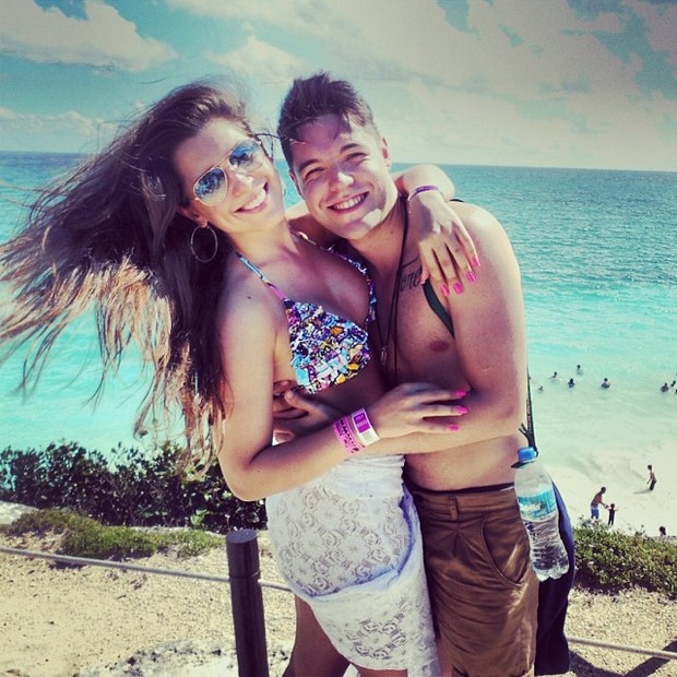 Andressa e Nasser no México (Foto: Reprodução/ Instagram)