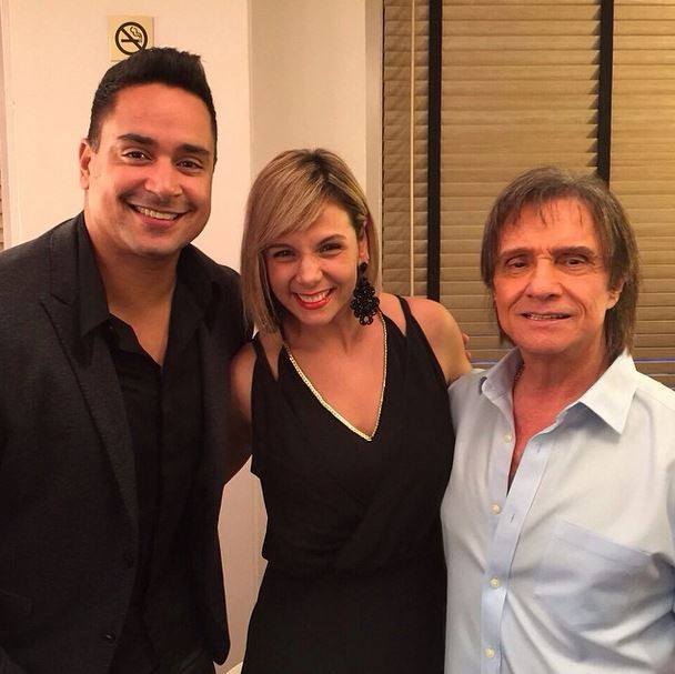 Xandy, Carla Perez e Roberto Carlos (Foto: Instagram/Reprodução)