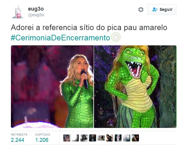 Internautas mostram o bom humor brasileiro em festa final da Olimpíada (Foto: Reprodução/Instagram)