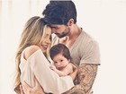 Adriana Sant'Anna posta foto em família e faz declaração de amor