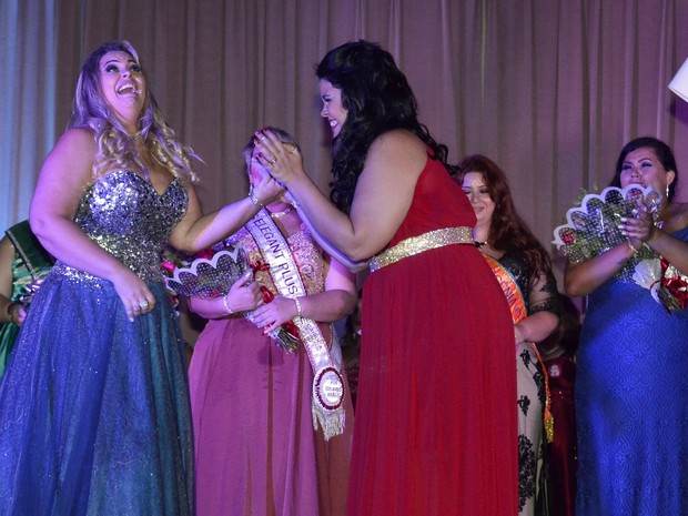 Aline Mansur vence o Miss Plus Size Carioca realizado na Zona Sul do Rio (Foto: Roberto Teixeira/ EGO)