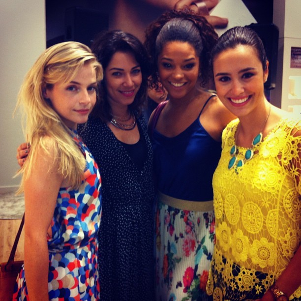 Vitória Frate, Sayonara Sarti, Juliana Alves e Amanda Ritcher em joalheria no Rio (Foto: Instagram/ Reprodução)