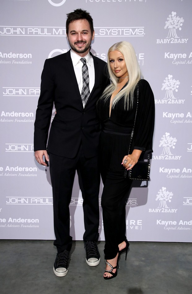 Matthew Rutler e Christina Aguilera (Foto: Getty Image)