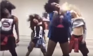 Dançarinas de Beyoncé aprendem coreografia de Bang (Foto: Reprodução/youtube)