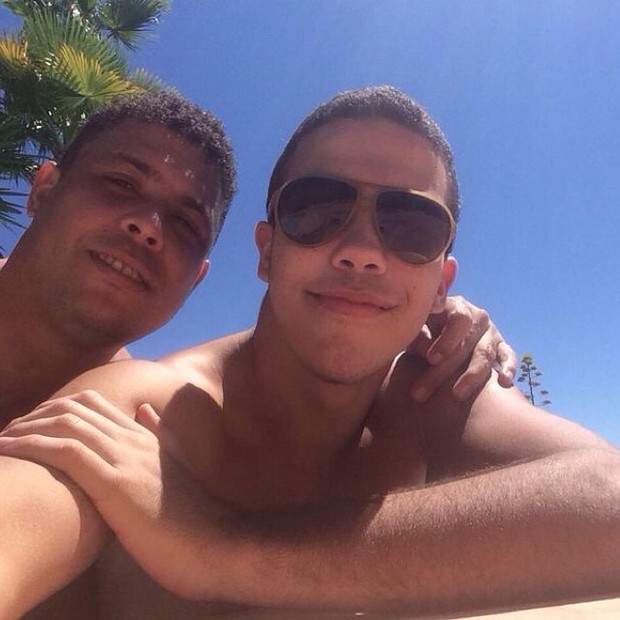 Ronaldo e o filho, Ronald (Foto: Instagram / Reprodução)