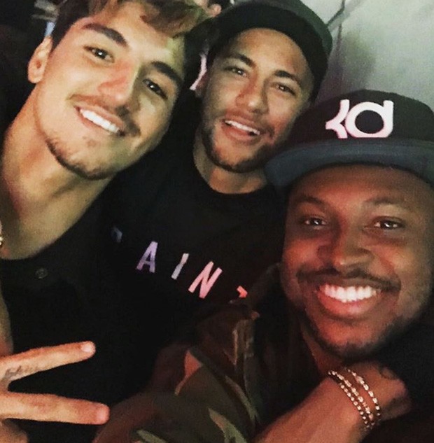 Medina, Neymar e Thiaguinho  (Foto: Instagram / Reprodução)