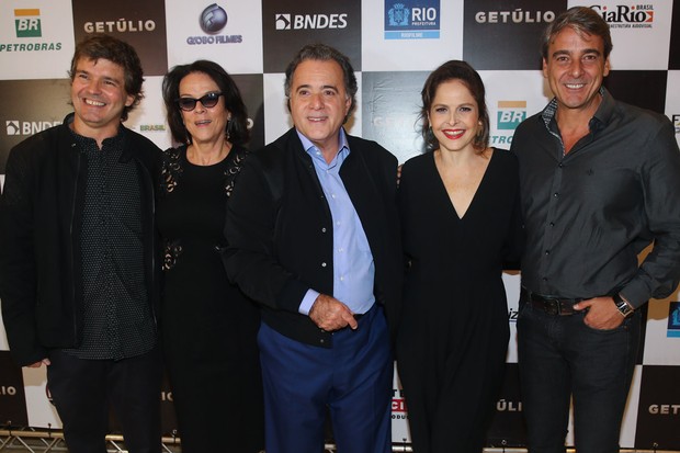 Elenco do filme Getúlio na pré-estreia do longa  (Foto: Manuela Scarpa/Photo Rio News)