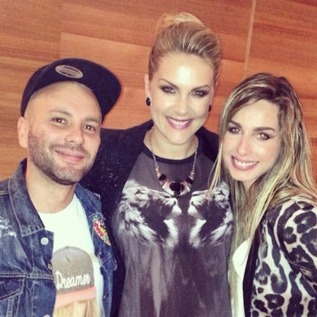 Matheus Mazzafera, Ana Hickmann e Mariana Weickert em festa em São  (Foto: Instagram/ Reprodução)