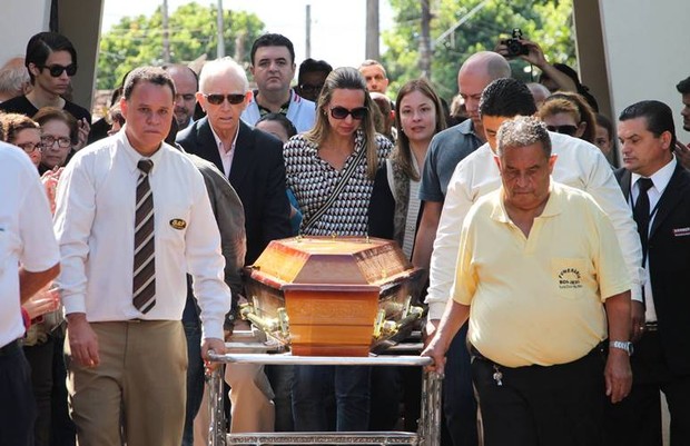 Umberto Magnani é sepultado em SP (Foto: Lucas Pereira / Divulgação)
