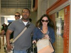 Depois do carnaval, Megan Fox deixa o Rio e marido se irrita com paparazzo