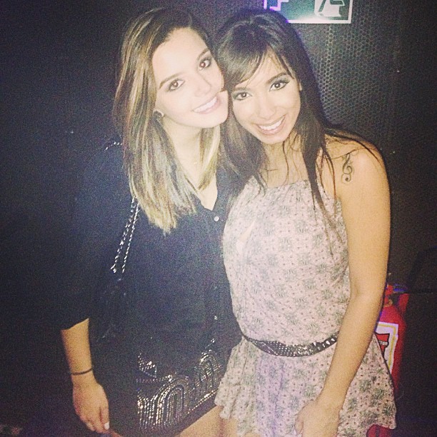Giovanna Lancelooti e Anitta em festa da atriz (Foto: Instagram/ Reprodução)