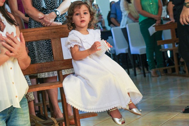 Batizado da filha de Pedro Leonardo, Maria Sophia (Foto: Manuela Scarpa/Foto Rio News)