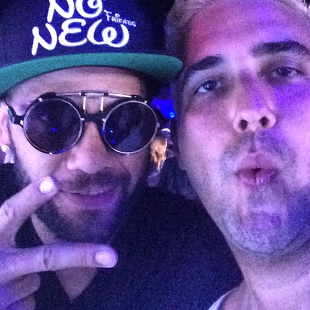 André Marques e Daniel Alves (Foto: Reprodução/Instagram)