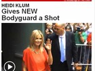 Heidi Klum troca de guarda-costas após ser acusada de trair ex-marido
