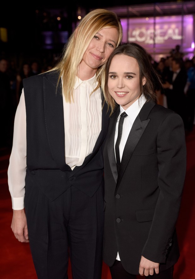 Ellen Page e a namorada, Samantha Thomas (Foto: Getty Images)