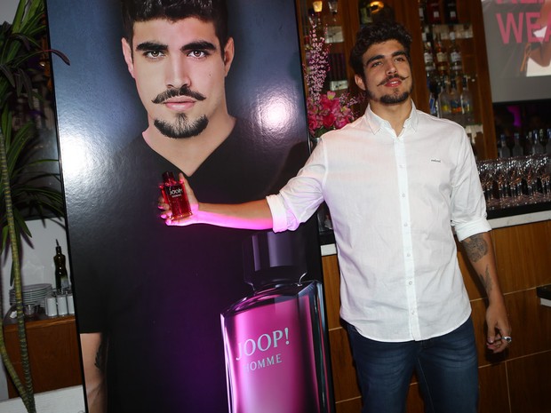Caio Castro em lançamento de perfume em São Paulo (Foto: Iwi Onodera/ EGO)