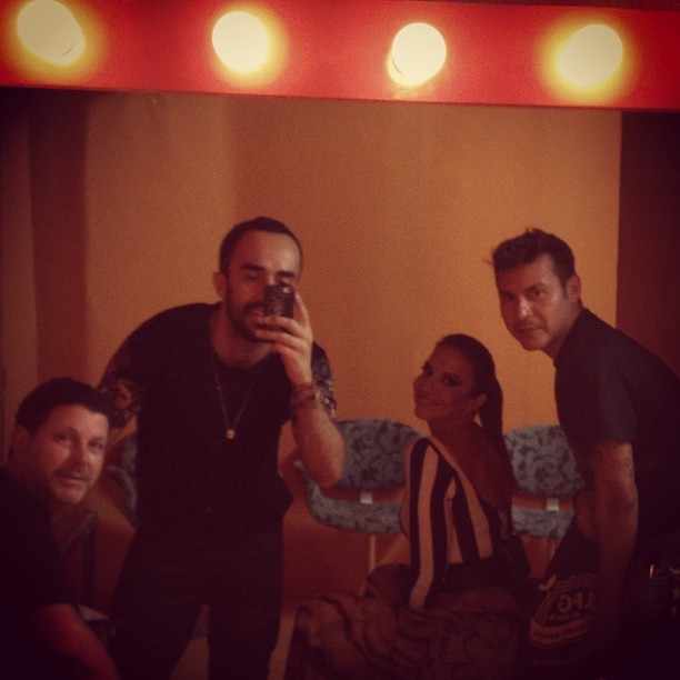 Yan Accioli com Ivete Sangalo nos bastidores do "Esquenta" (Foto: Reprodução/Instagram)