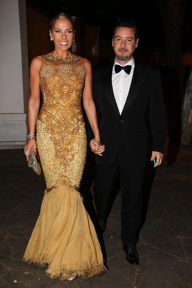 Adriane Galisteu e o marido Alexandre Iódice (Foto: Manuela Scarpa / Photo Rio News)