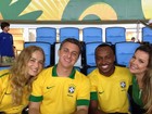 Famosos torcem pelo Brasil na final da Copa das Confederações