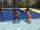 Vídeo: Anitta dança enquanto curte piscina com a mãe e amigos