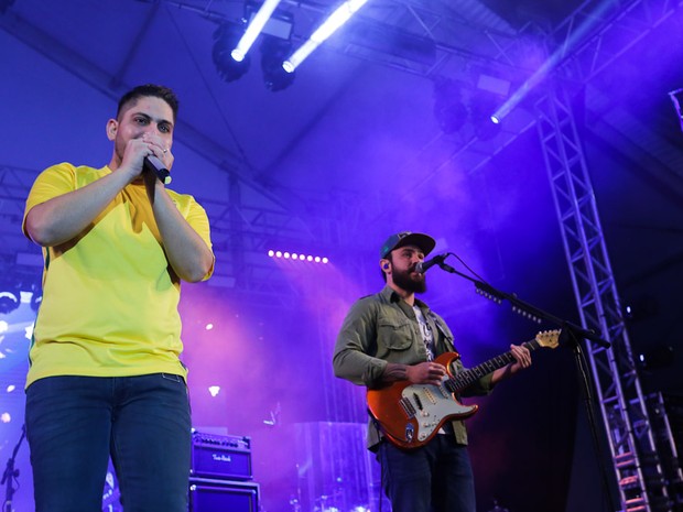 Jorge e Mateus em show em São Paulo (Foto: Claudio Augusto/ Brazil News)