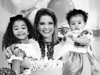 Samara Felippo comemora aniversário das duas filhas com festa