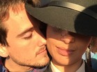 Camila Pitanga posta foto romântica com o namorado, Igor Angelkorte