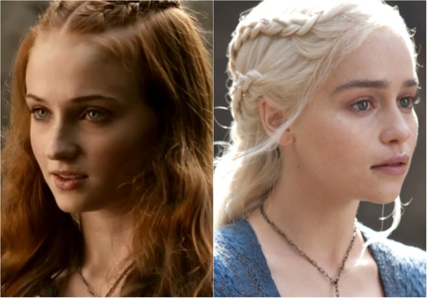 Sansa Stark e Daenerys Targaryen (Foto: Reprodução / Game of Thrones)