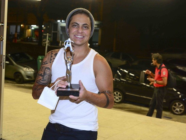 Thammy Miranda em prêmio em São Paulo (Foto: Leo Franco/ Ag. News)