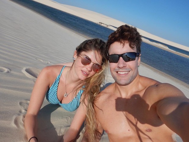 Bárbara Evans e o namorado, Antonio Villarejo (Foto: Reprodução/Instagram)