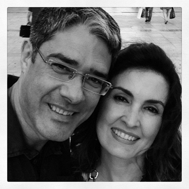 William Bonner e Fátima Bernardes (Foto: Reprodução/Instagram)