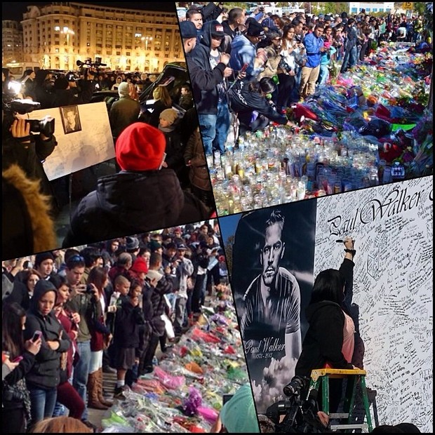 Homenagens a Paul Walker (Foto: Instagram/ Reprodução)
