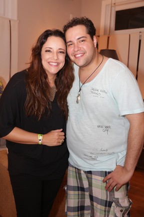Ana Carolina e Tiago Abravanel em show no Rio (Foto: Miguel Sá/ Divulgação)