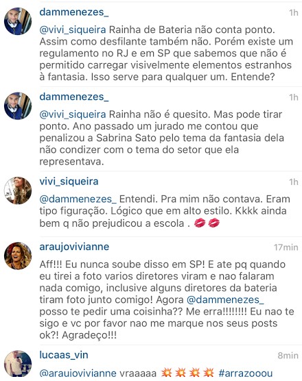 Viviane Araújo sobre comentários em rede social (Foto: Instagram / Reprodução)