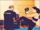 Mariana Rios posta vídeo de treino de luta: 'Não é mole não'