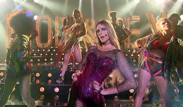 Fernanda Lima no musical de Amor e Sexo ao som de Beyoncé (Foto: Reprodução/Globo)