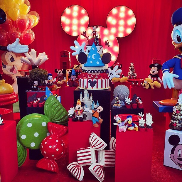 Decoração de festa de 1 ano do filho de Ana Hickmann (Foto: Reprodução/Instagram)