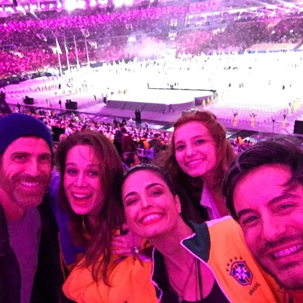 Reynaldo Gianecchini, Mariana Ximenes, Emanuelle Araújo, Ricardo Tozzi (Foto: Instagram / Reprodução)