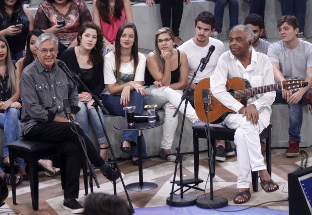 Gilberto Gil e Caetano Veloso (Foto: Celso Tavares / Ego)