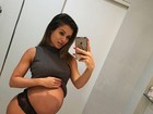 Aryane Steinkopf comemora 32 semanas de gravidez: 'Plena'