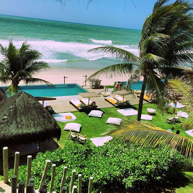 Hotel onde Ticiane Pinheiro está hospedada, em Barra de São Miguel, Alagoas (Foto: Reprodução/Instagram)
