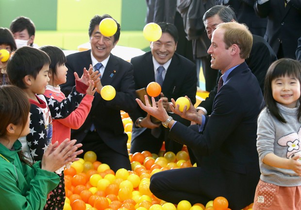 Príncipe William em visita ao Japão (Foto: Getty Images)