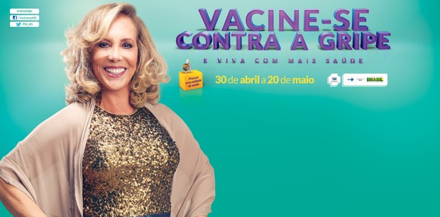 Arlete Salles lança a campanha de vacinação contra a gripe (Foto: Divulgação/Ministério da Saúde)