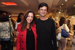 Thalita Rebouças e Duda Ribeiro na sessão para convidados de “Tudo por um Pop Star”  (Foto: Roberto Teixeira / EGO)
