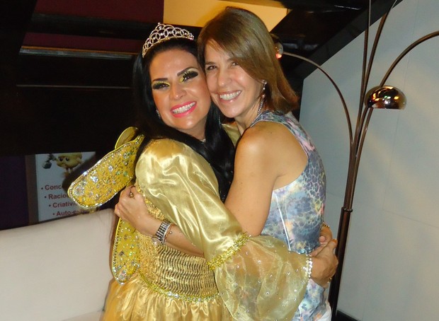Solange Gomes e a irmã Cleide (Foto: Divulgação)