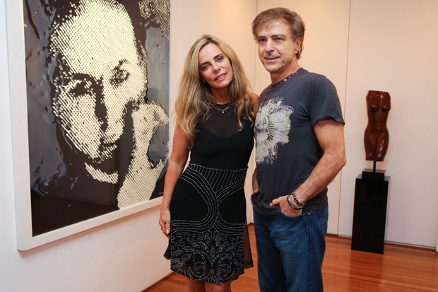 Bruna Lombardi e Carlos Alberto Riccelli (Foto: Manuela Scarpa/Photo Rio News)