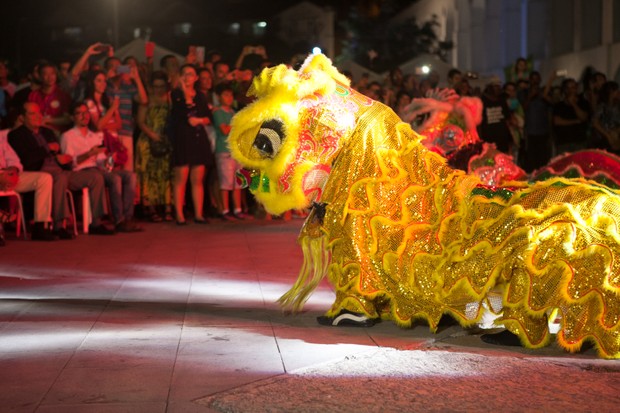 Festividade do ano novo chinês (Foto: Anderson Barros / Ego)